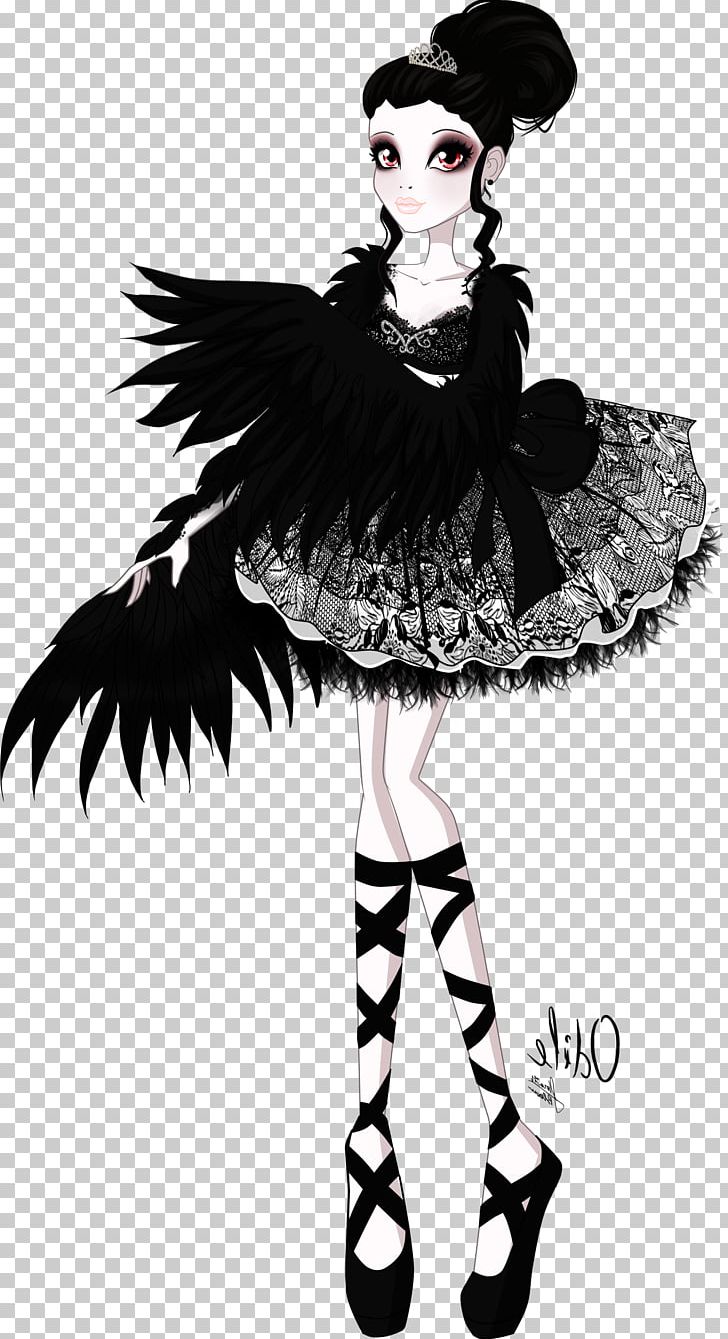 Cygnini Monster High Swan Lake Ever After High PNG, Clipart, Ballet, Black And White, Black Hair, Black Swan, Costume Free PNG Download