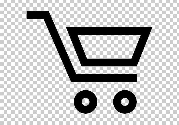 Shopping Cart Online Shopping Computer Icons PNG, Clipart, Angle, Area, Bag, Black, Black And White Free PNG Download