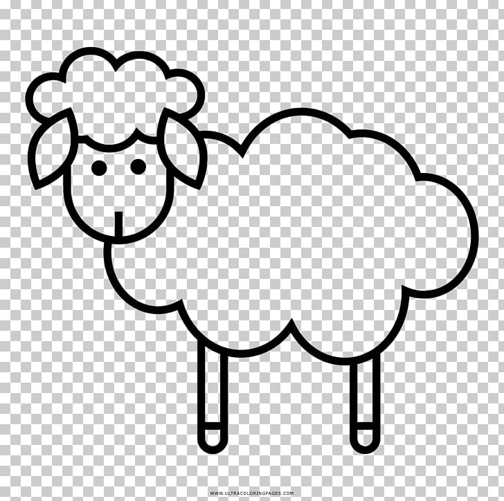 Sheep Drawing Coloring Book Black And White PNG, Clipart, Area, Art, Black And White, Book, Cartoon Free PNG Download