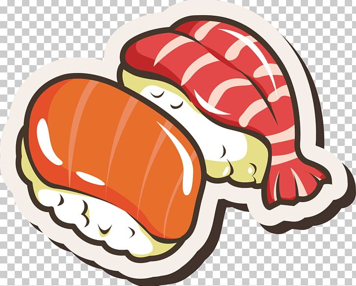 Sushi Japanese Cuisine Makizushi Food Illustration PNG, Clipart, Cartoon, Chu016btoro, Cuisine, Element, Fast Food Free PNG Download
