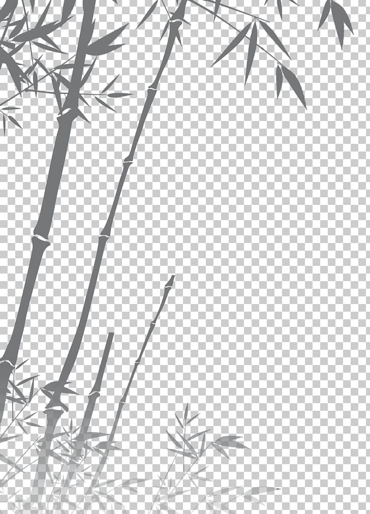 Black And White Bamboo Silhouette PNG, Clipart, Angle, Bamboo Border, Bamboo Forest, Bamboo Frame, Bamboo Leaf Free PNG Download