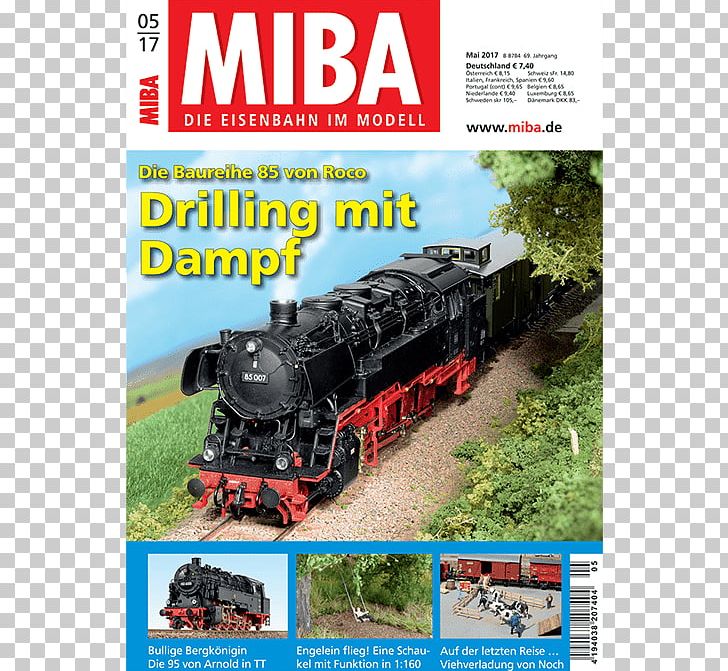MIBA Magazine Rail Transport Train April PNG, Clipart, 2017, 2018, April, Automotive Engine Part, Engine Free PNG Download