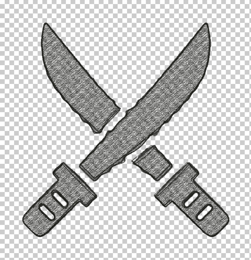 Weapons Icon Crossed Swords Icon Japanese Culture Icon PNG, Clipart, Angle, Black, Black And White, Cold Weapon, Computer Hardware Free PNG Download