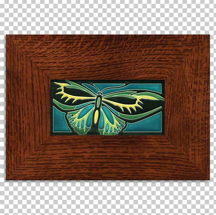 Rectangle Motawi Tileworks Frames Miter Joint PNG, Clipart, Blue, Butterfly, Insect, Invertebrate, Mahogany Free PNG Download