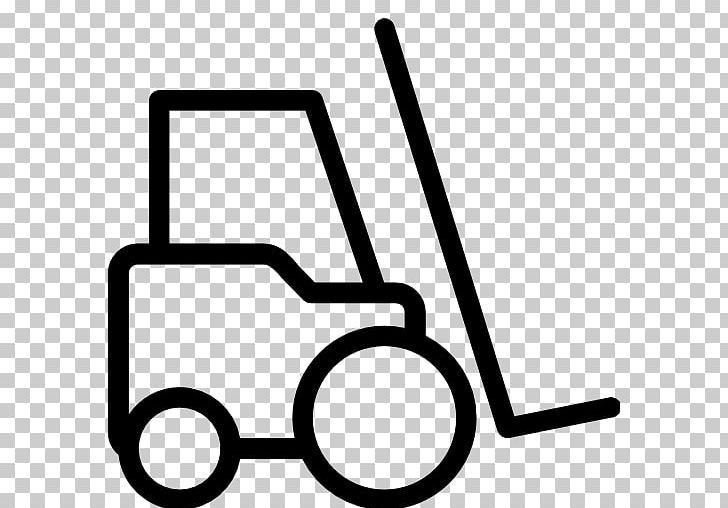 Forklift Computer Icons Heavy Machinery Truck PNG, Clipart, Angle, Area, Black, Black And White, Cargo Free PNG Download