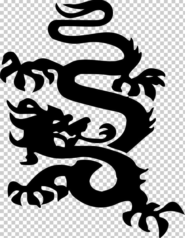 Legendary Creature Chinese Dragon PNG, Clipart, Art, Artwork, Autocad Dxf, Black And White, Chinese Dragon Free PNG Download