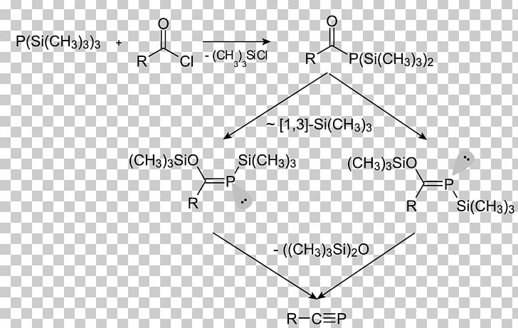 Tris(trimethylsilyl)phosphine Fosfaan Wikipedia Carbon Dioxide PNG, Clipart, Angle, Aphid, Area, Black And White, Body Jewelry Free PNG Download