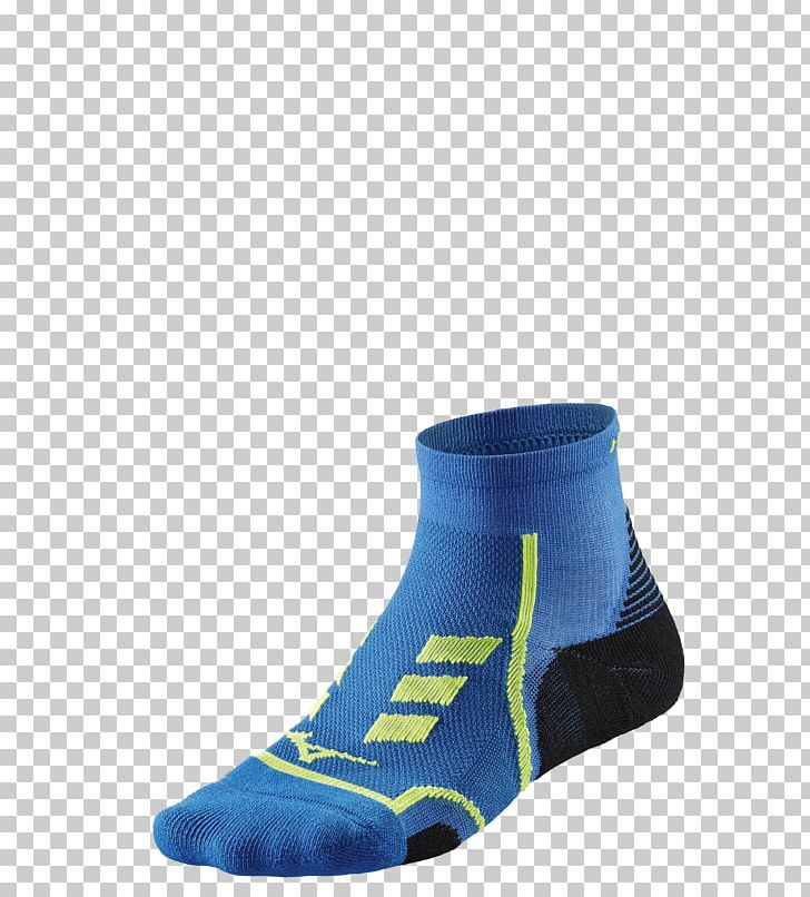 Sock Mizuno Corporation T-shirt Running Sneakers PNG, Clipart, Clothing, Electric Blue, Fashion Accessory, Mizuno Corporation, Outdoor Shoe Free PNG Download