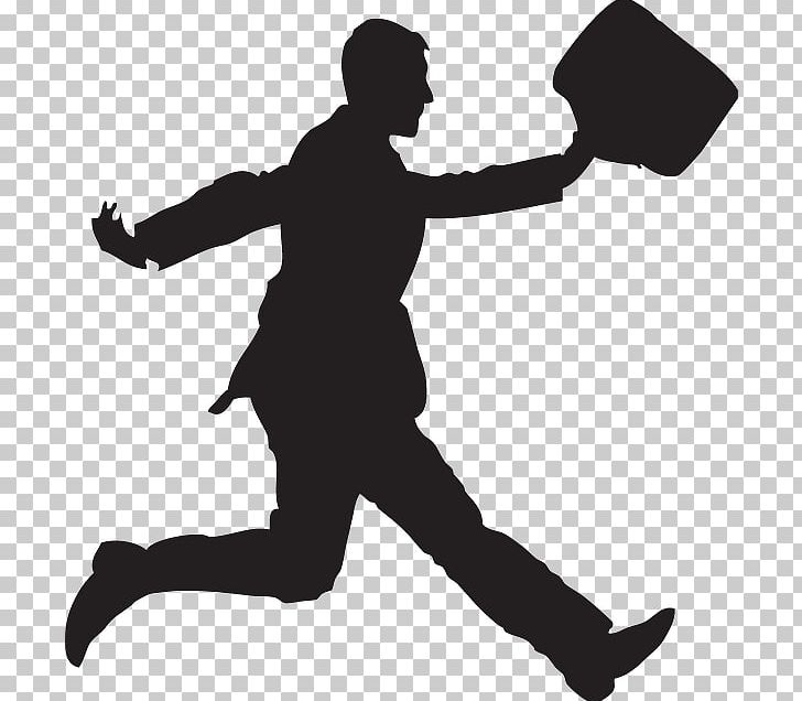 Businessperson Silhouette PNG, Clipart, Animals, Arm, Black And White, Briefcase, Business Free PNG Download