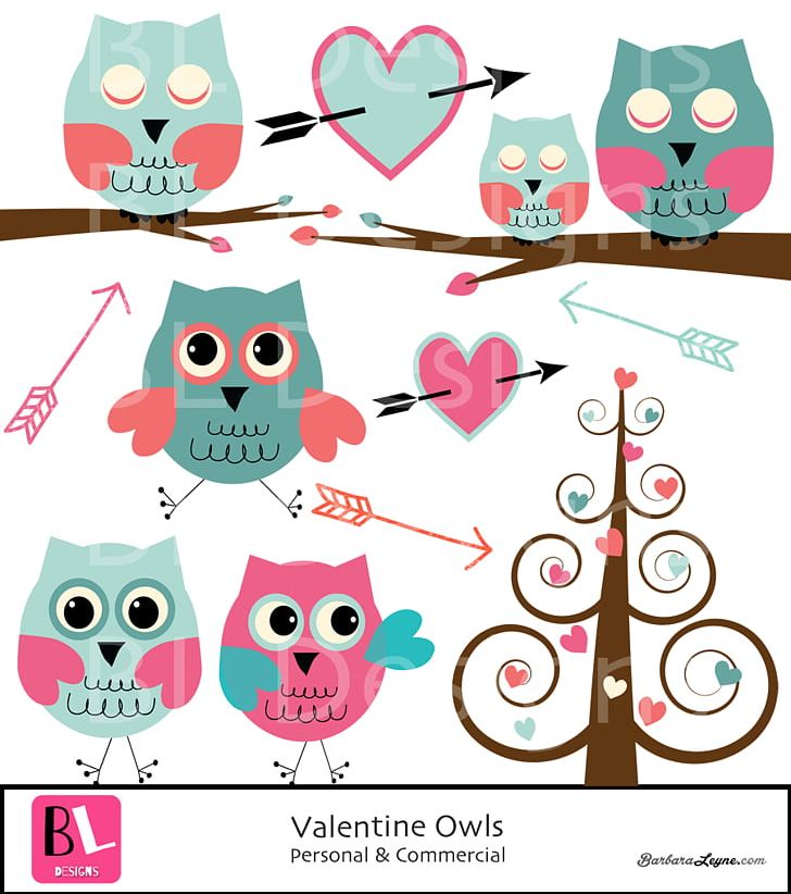 Owl Valentine's Day Heart PNG, Clipart, Artwork, Barbara Cliparts, Beak, Bird, Bird Of Prey Free PNG Download