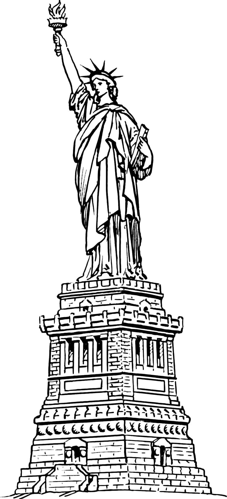 Statue Of Liberty PNG, Clipart, Ancient Greek Sculpture, Area, Art, Artwork, Black And White Free PNG Download