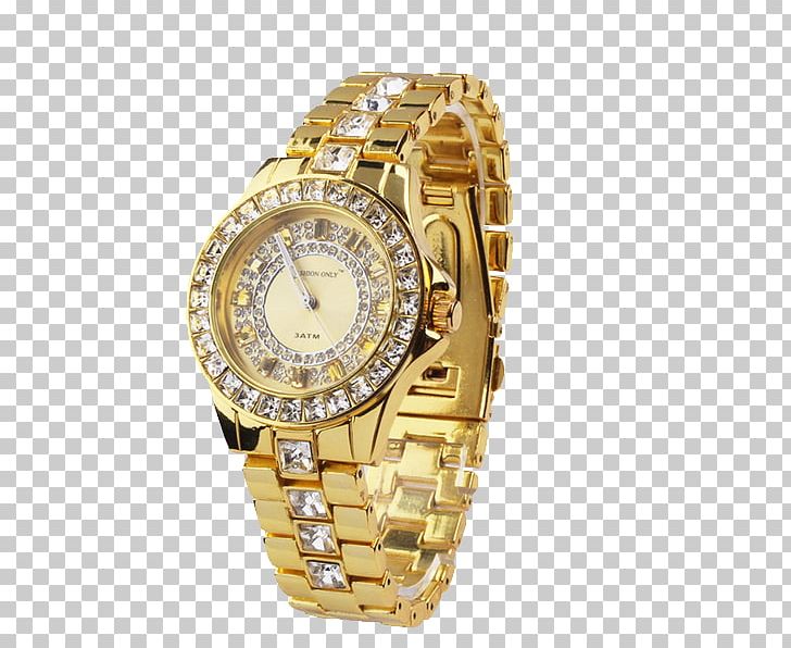 Watch Quartz Clock Gold PNG, Clipart, Accessories, Apple Watch, Clock, Diamond, Fashion Accessory Free PNG Download