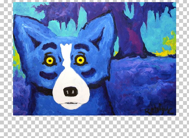 Blue Dog Painting Visual Arts Canidae Artist PNG, Clipart, Acrylic Paint, Art, Artist, Blue, Blue Dog Free PNG Download