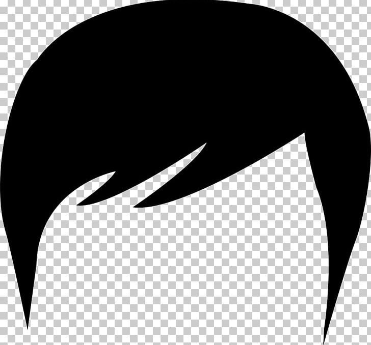 Hair Silhouette PNG, Clipart, Beak, Black, Black And White, Black Hair, Computer Icons Free PNG Download