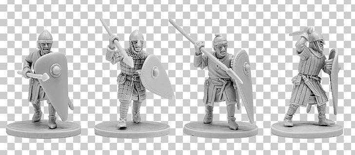 Normans Infantry Miniature Wargaming Miniature Figure PNG, Clipart, Anglosaxons, Artwork, Black And White, Board Game, Fictional Character Free PNG Download