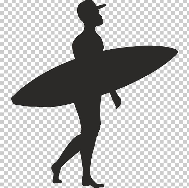 Silhouette Surfing PNG, Clipart, Animals, Black, Black And White, Joint, Line Free PNG Download