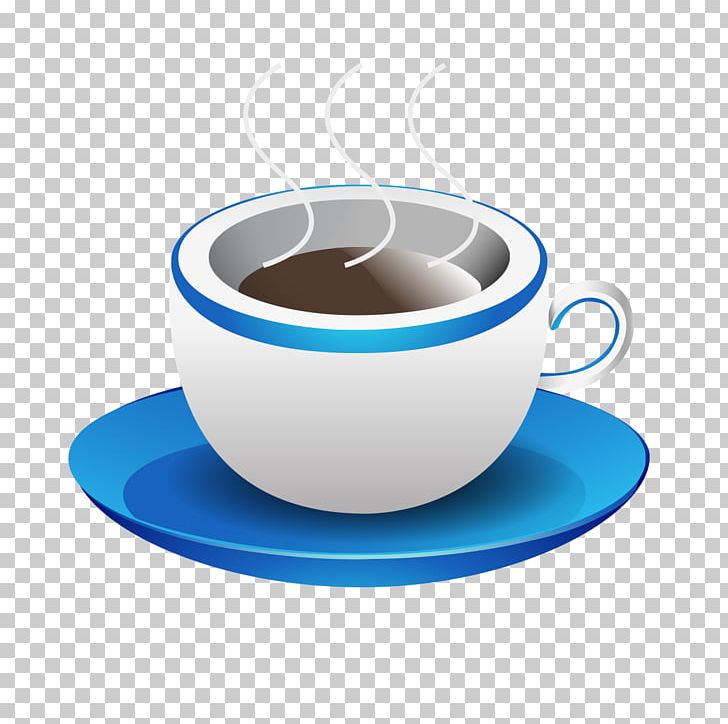 White Coffee Ristretto Espresso Cafe PNG, Clipart, Blue, Blue Background, Blue Coffee, Blue Flower, Blue Pattern Free PNG Download