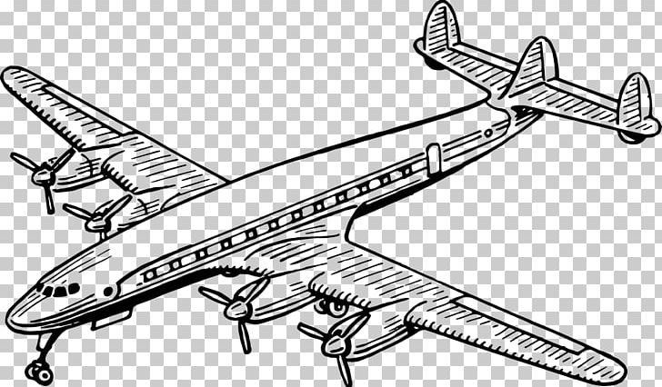 Airplane Aircraft Black And White PNG, Clipart, Aeroplane, Aerospace Engineering, Aircraft, Aircraft Engine, Airliner Free PNG Download