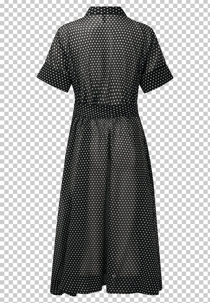Polka Dot Shirtdress Fashion PNG, Clipart, Belt, Black, Clothing, Day Dress, Dot Free PNG Download