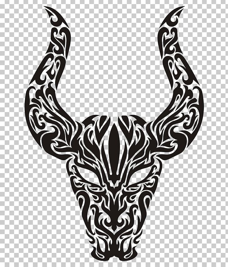 Taurus Zodiac Astrological Sign PNG, Clipart, Art, Astrological Sign, Black And White, Bone, Bull Free PNG Download