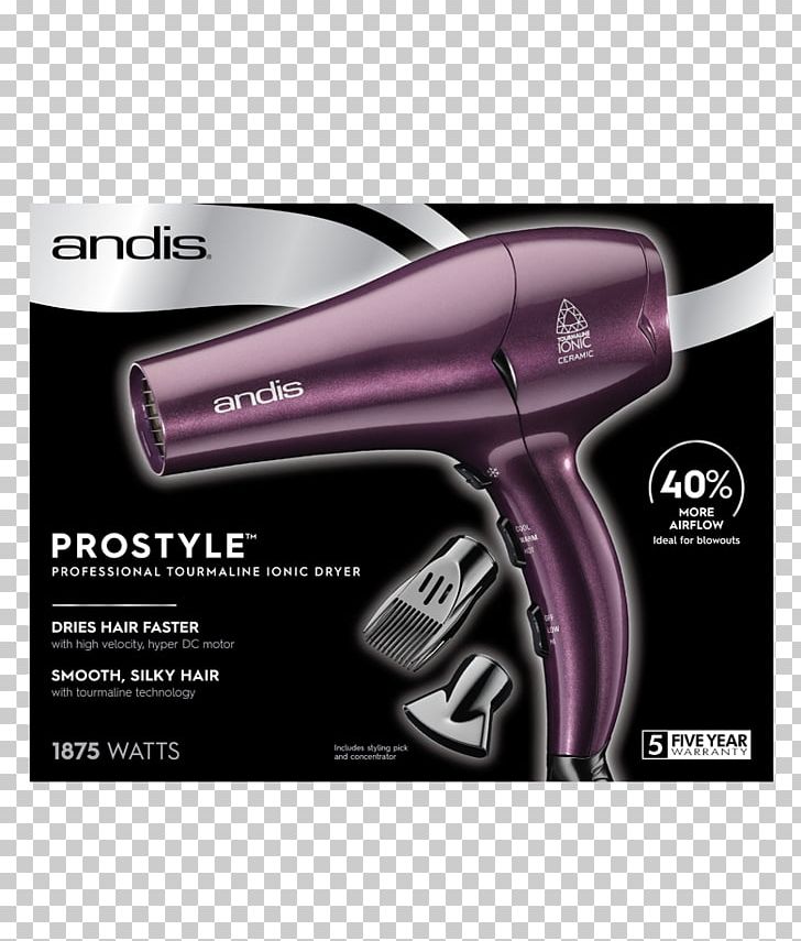 Hair Dryers Andis Pro Dry Soft Grip Purple PNG, Clipart, Andis, Andis Pro Dry Soft Grip, Brush, Ceramic, Dryer Free PNG Download