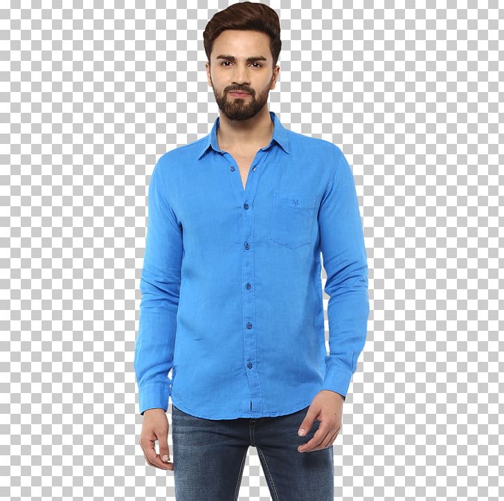 T-shirt Clothing Online Shopping Polo Shirt PNG, Clipart, Blue, Button, Clothing, Cobalt Blue, Electric Blue Free PNG Download