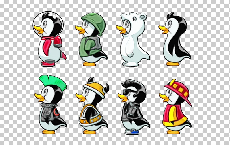 Penguin PNG, Clipart, Animal Figure, Bird, Cartoon, Flightless Bird, Paint Free PNG Download