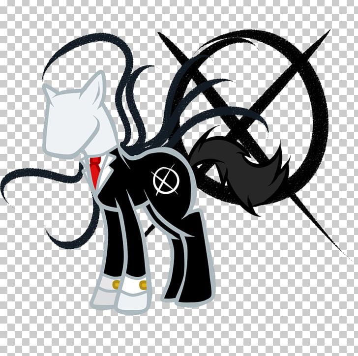 Slender: The Eight Pages Rarity Slenderman My Little Pony PNG, Clipart, Artwork, Black, Cartoon, Creepypasta, Deviantart Free PNG Download