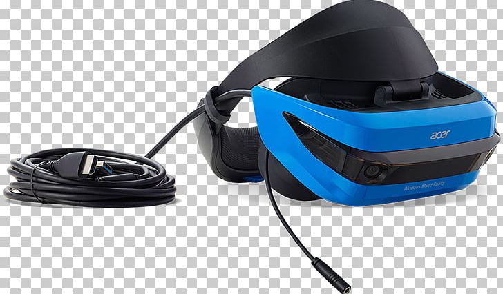 Virtual Reality Headset Windows Mixed Reality Head-mounted Display PNG, Clipart, Acer, Audio, Audio Equipment, Communication, Electric Blue Free PNG Download