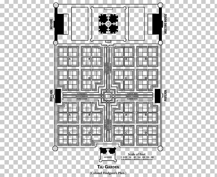 Taj Mahal Garden Monument Mughal Empire Gardens Of The Great Mughals PNG, Clipart, Agra, Angle, Area, Black And White, Drawing Free PNG Download
