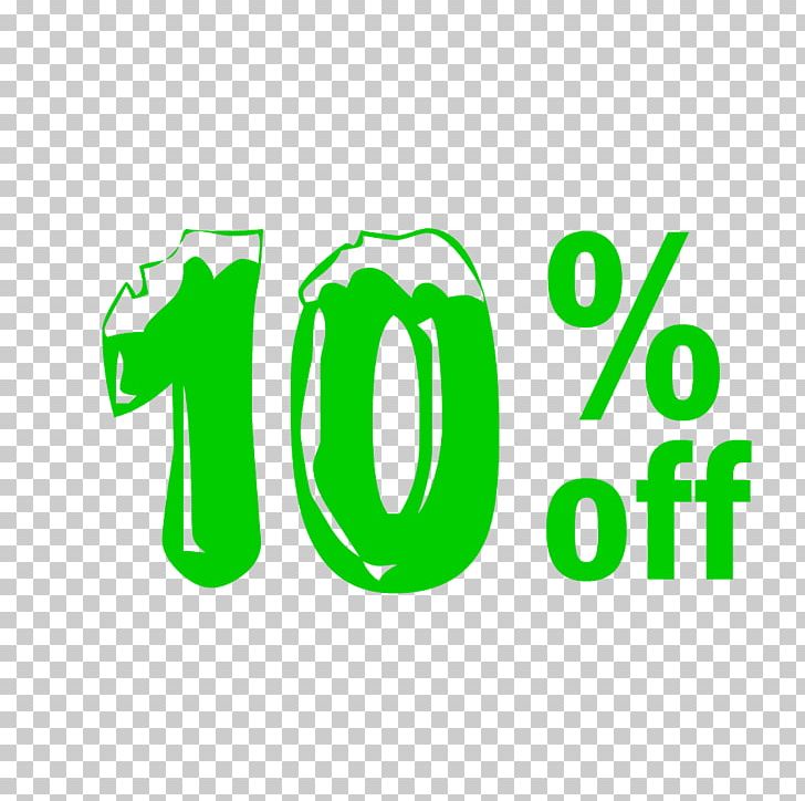 Christmas 10% Off Discount Tag. PNG, Clipart, Area, Brand, Graphic Design, Grass, Green Free PNG Download