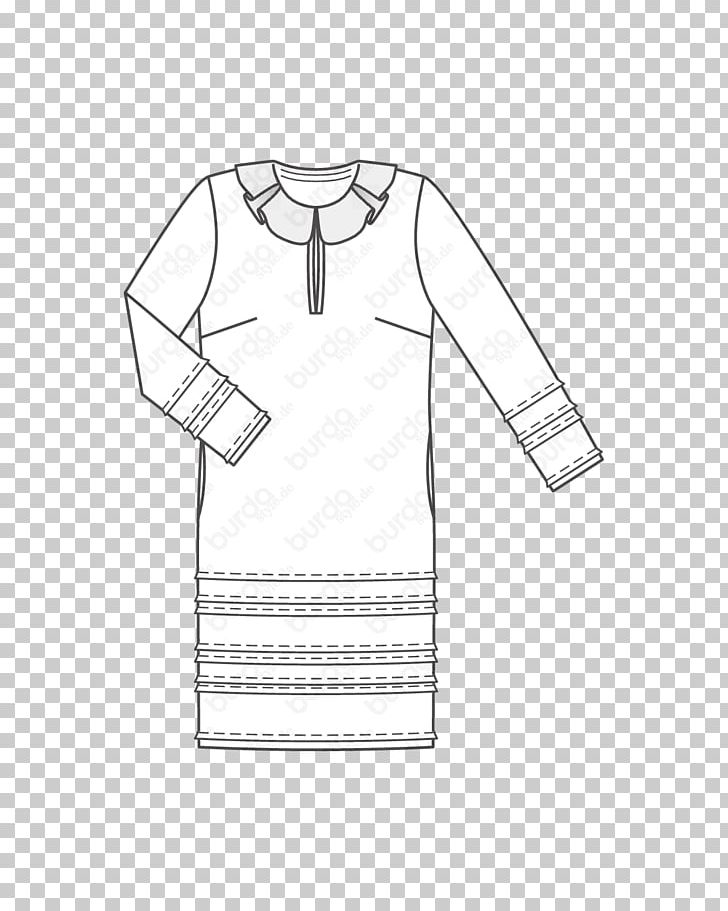 T-shirt Sleeve Collar Dress Pattern PNG, Clipart, Angle, Black, Black And White, Blouse, Brand Free PNG Download