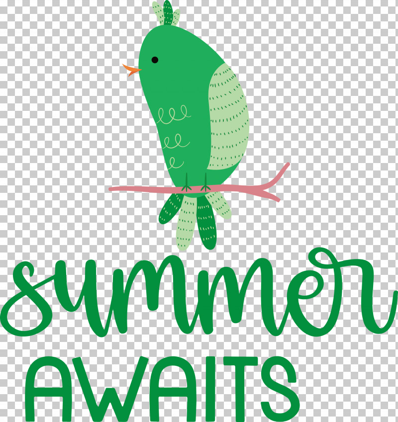 Summer Awaits Summer Summer Vacation PNG, Clipart, Apostille, Beak, Leaf, Line, Logo Free PNG Download