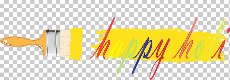 Text Yellow Line Font PNG, Clipart, Happy Holi, Holi, Line, Paint, Text Free PNG Download
