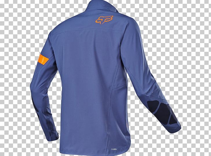 T-shirt Jacket Fox Racing Blue Zipper PNG, Clipart, Active Shirt, Bicycle, Blue, Clothing, Cobalt Blue Free PNG Download