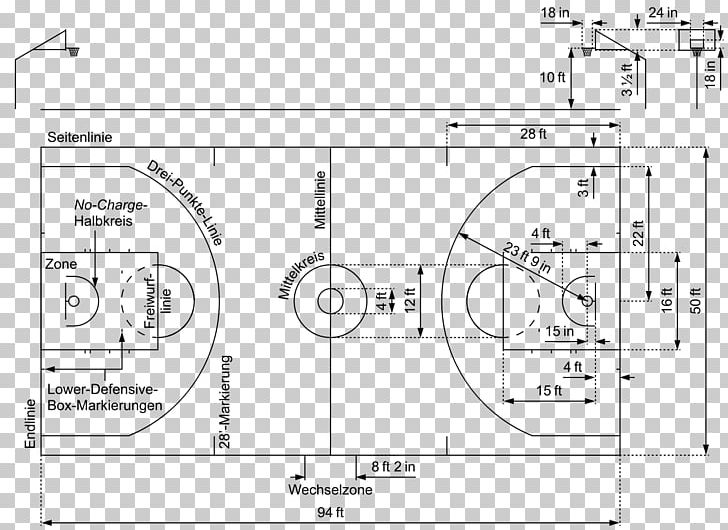 Diagram Drawing Basketball Court FIBA PNG, Clipart, Angle, Area, Artwork, Athletics Field, Basketball Free PNG Download