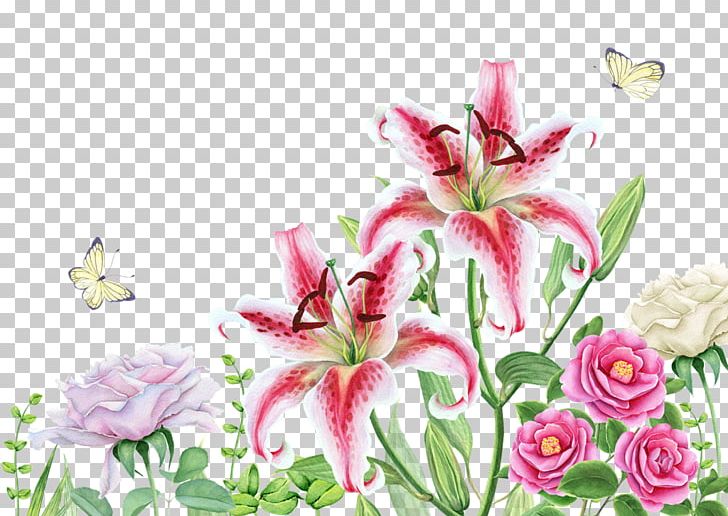 Floral Design Lilium Watercolor Painting PNG, Clipart, Art, Botanical Illustration, Cut Flowers, Drawing, Flora Free PNG Download