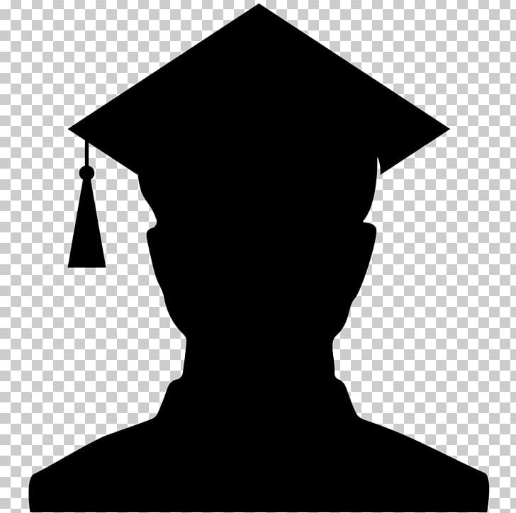 Graduation Ceremony Square Academic Cap Silhouette Graduate University PNG, Clipart, Academic Degree, Angle, Animals, Black, Black And White Free PNG Download