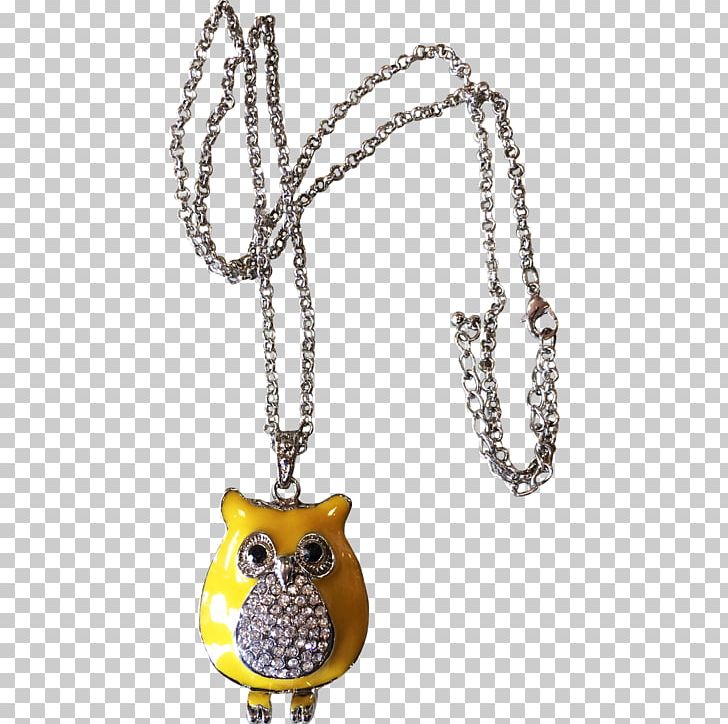 Locket Owl Necklace Body Jewellery Chain PNG, Clipart, Animals, Bird, Bird Of Prey, Body Jewellery, Body Jewelry Free PNG Download