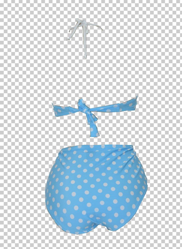 Polka Dot One-piece Swimsuit Briefs Dress PNG, Clipart, Aqua, Azure, Blue, Briefs, Clothing Free PNG Download
