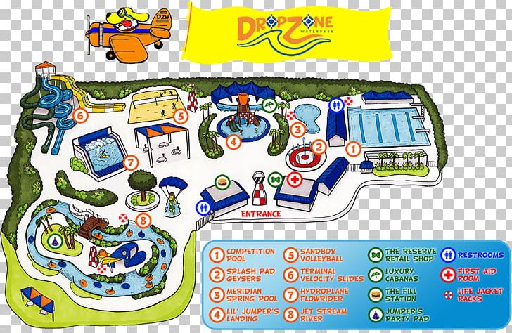 amusement park clipart map