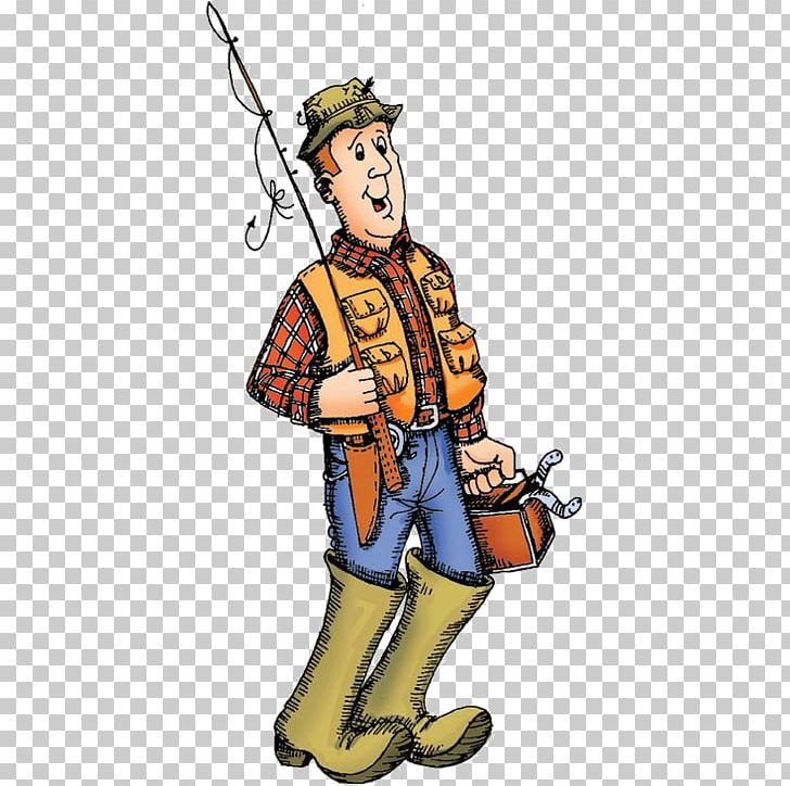 Fisherman Fishing Digital Stamp PNG, Clipart, Art, Cartoon, Costume, Costume Design, Digital Stamp Free PNG Download