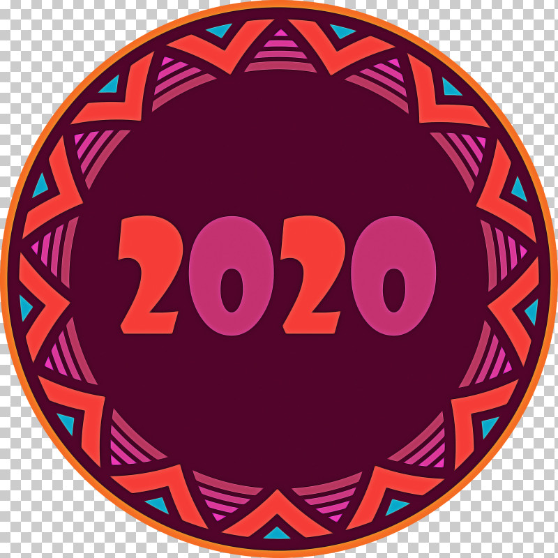 Happy New Year 2020 New Years 2020 2020 PNG, Clipart, 2020, Circle, Happy New Year 2020, Magenta, New Years 2020 Free PNG Download