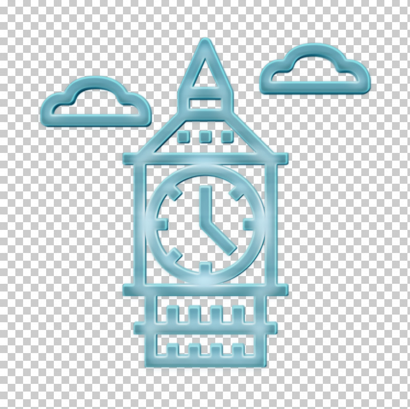 London Icon Watch Icon Big Ben Icon PNG, Clipart, Big Ben Icon, London Icon, Symbol, Turquoise, Watch Icon Free PNG Download