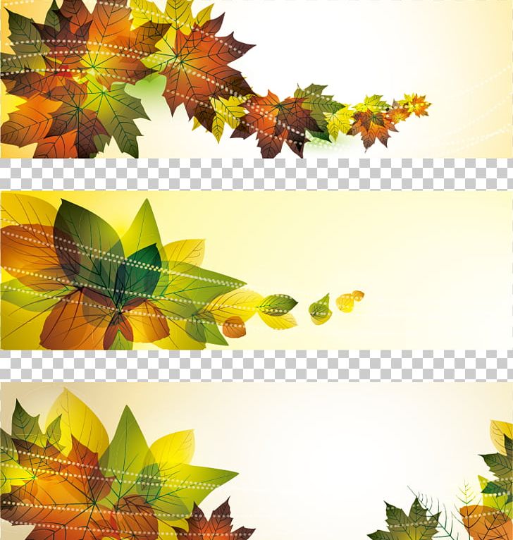 Banner Autumn Illustration PNG, Clipart, Akiba, Autumn Leaf, Banner Material, Computer Wallpaper, Encapsulated Postscript Free PNG Download