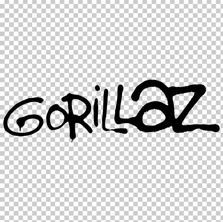 Gorillaz Logo Art Decal PNG, Clipart, Area, Art, Artist, Black, Black And White Free PNG Download