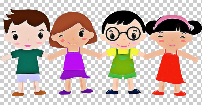 group of 4 people clipart
