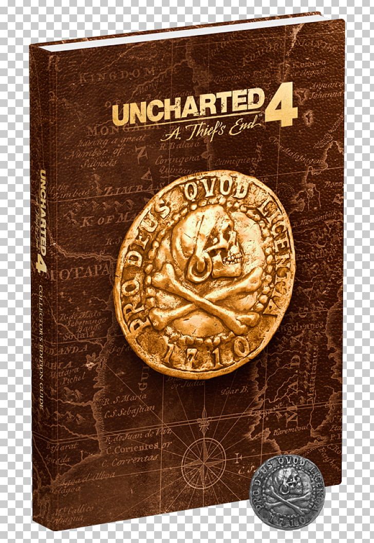 Uncharted 4: A Thief's End Strategy Guide PlayStation 4 Nathan Drake Uncharted 3: Drake's Deception PNG, Clipart, Book, Coin, Currency, Game, Gaming Free PNG Download
