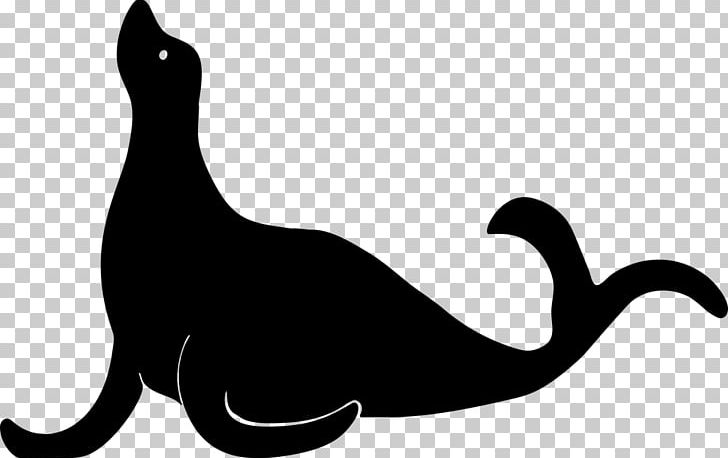 Earless Seal Sea Lion Silhouette PNG, Clipart, Animals, Black, Black And White, Carnivoran, Cat Like Mammal Free PNG Download