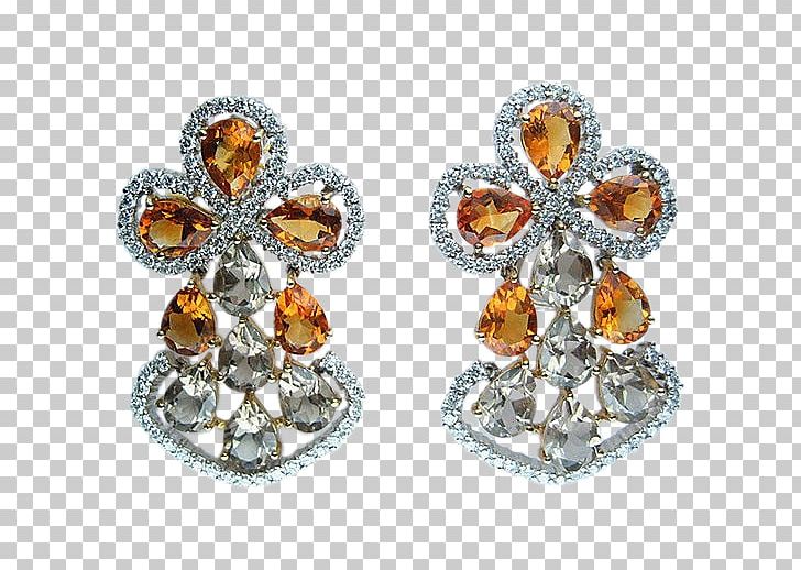 Earring Diamond Cut Colored Gold Yellow PNG, Clipart, Antique, Art Deco, Body Jewelry, Citrine, Colored Gold Free PNG Download